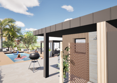 Construction d’une piscine avec annexe – Oudon